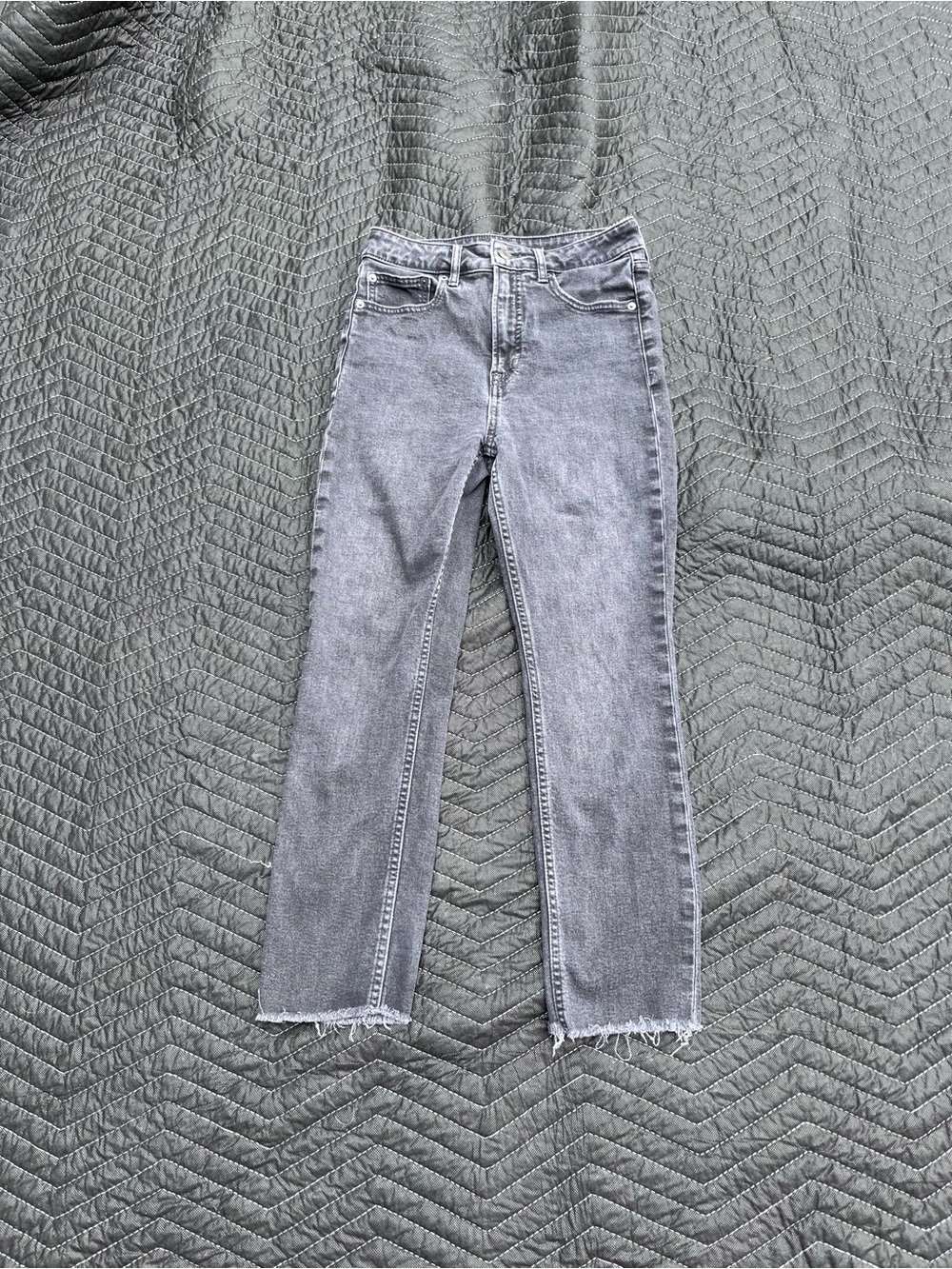 Gap Vintage Slim Sky High faded black wash jeans 28/6R